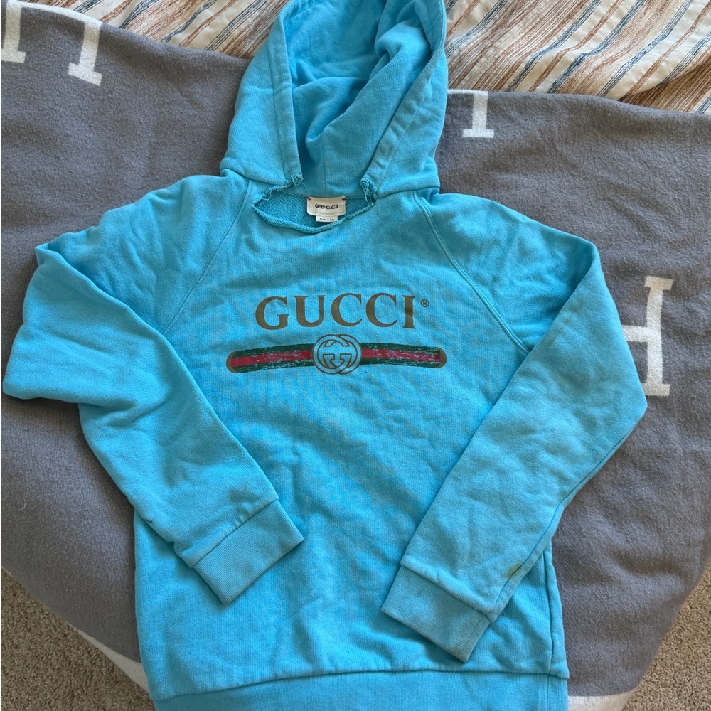 Gucci Turquoise Men's Hoodie